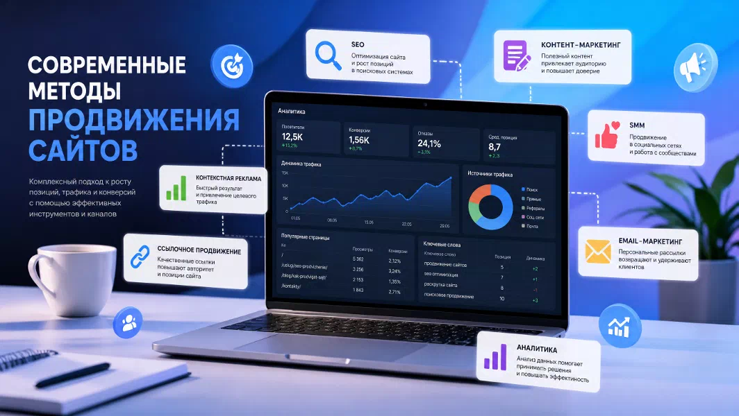 Современные методы продвижения сайтов